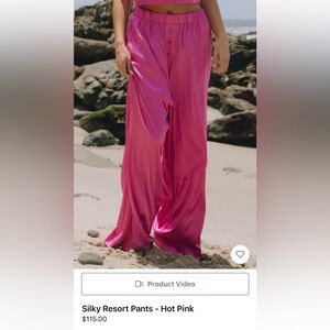 Daily Drills silky resort pants black